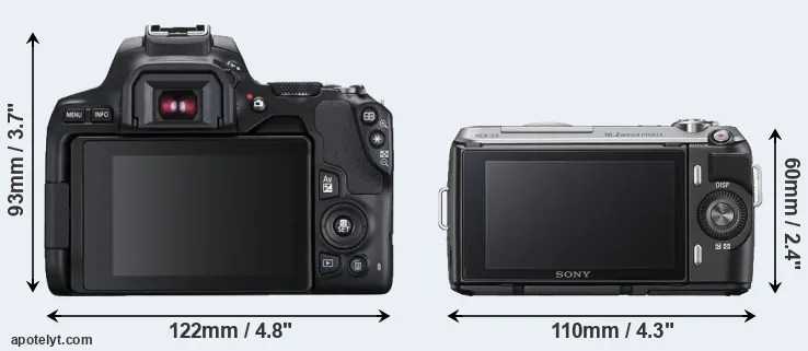 Comparison SL3 or NEX-C3 rear