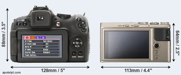 Comparison SX1 or XF10 rear