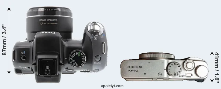 Compare SX10 versus XF10 top