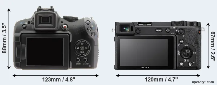Comparison SX10 or A6600 rear