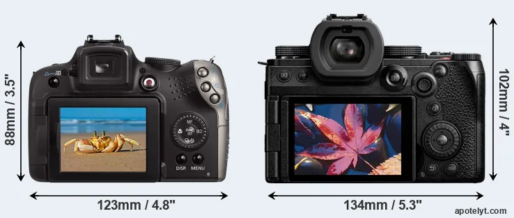 Comparison SX20 or S5 II rear