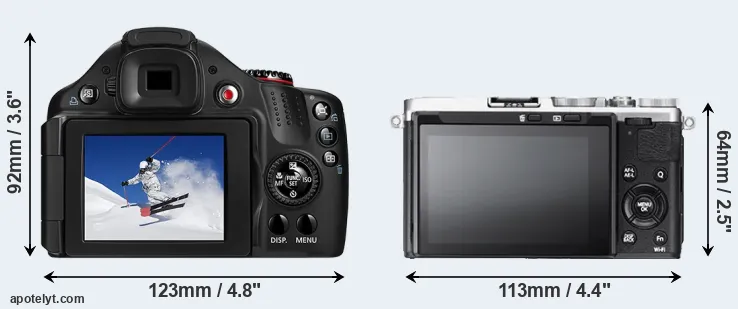 Comparison SX30 or X70 rear