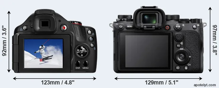 Comparison SX30 or A1 rear