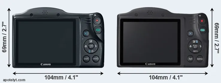 Comparison SX400 or SX420 rear