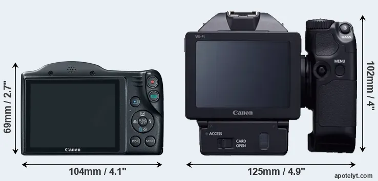 Comparison SX400 or XC10 rear