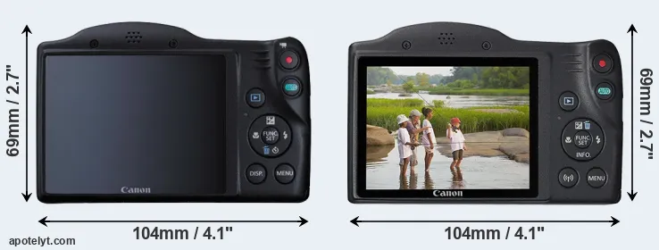 Comparison SX410 or SX430 rear