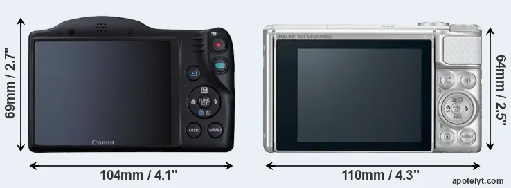 Comparison SX410 or SX730 rear