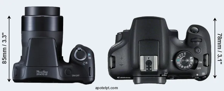 Compare SX410 versus T7 top