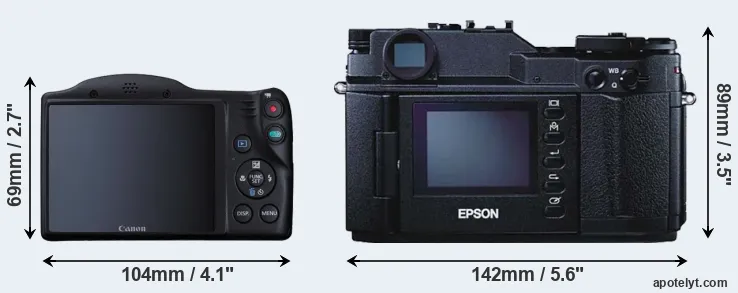 Comparison SX410 or R-D1 rear