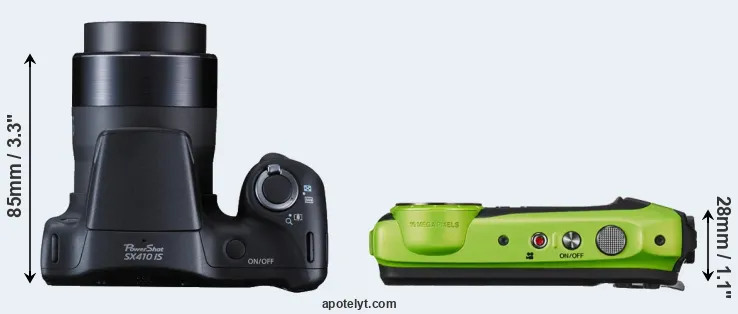 Compare SX410 versus XP120 top
