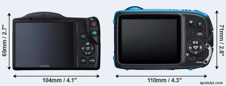 Comparison SX410 or XP140 rear