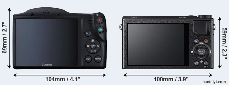 Comparison SX410 or XQ2 rear