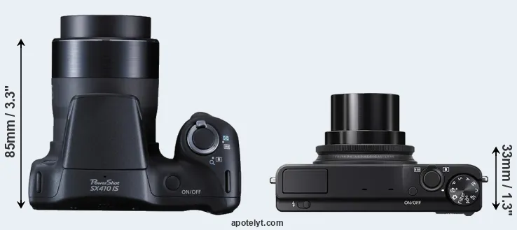 Compare SX410 versus XQ2 top