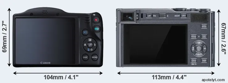 Comparison SX410 or C-LUX rear