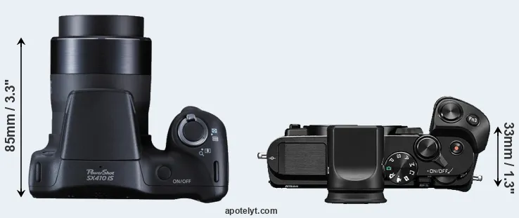 Compare SX410 versus V3 top