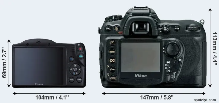 Comparison SX410 or D200 rear