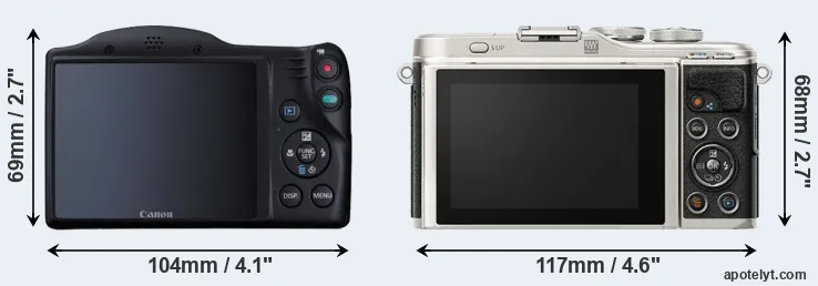 Comparison SX410 or E-PL9 rear