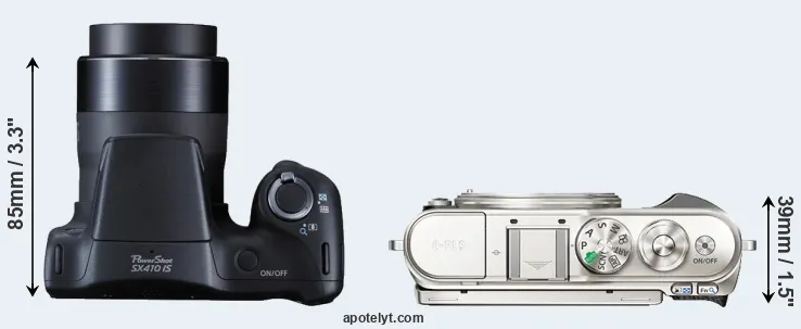 Compare SX410 versus E-PL9 top