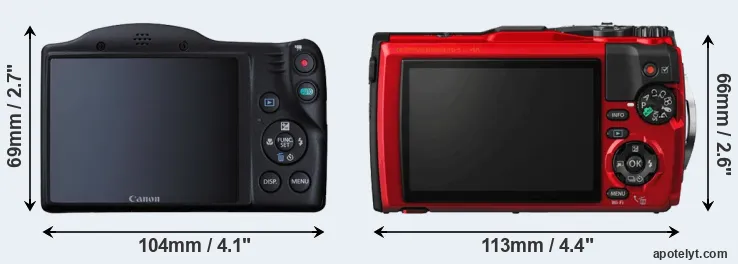 Comparison SX410 or TG-5 rear