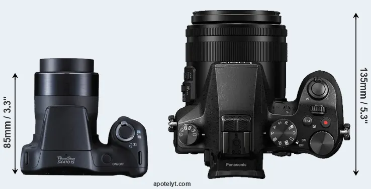Compare SX410 versus FZ2500 top