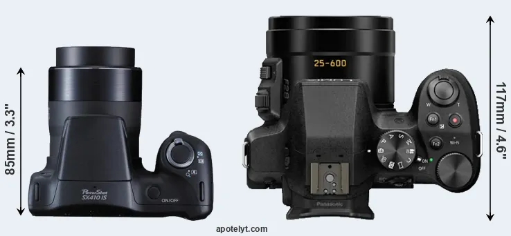 Compare SX410 versus FZ330 top