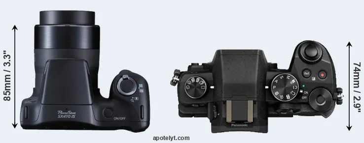 Compare SX410 versus G85 top