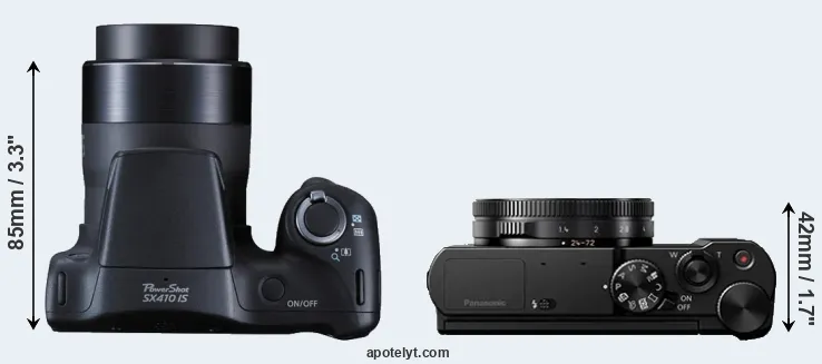 Compare SX410 versus LX10 top