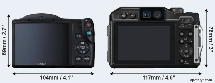 Comparison SX410 or TS7 rear