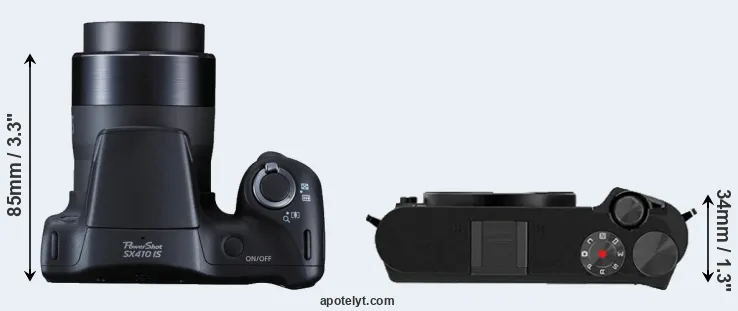 Compare SX410 versus M1 top