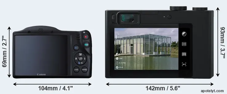 Comparison SX410 or ZX1 rear