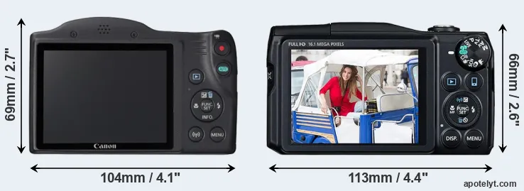Comparison SX420 or SX700 rear