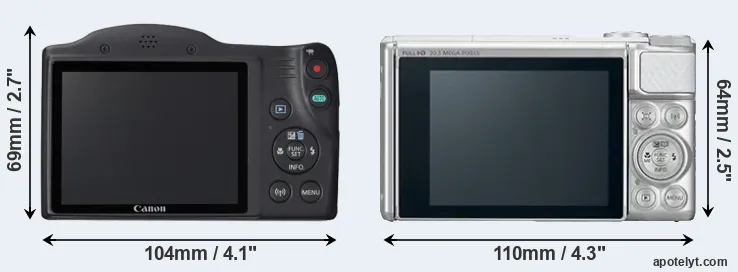 Comparison SX420 or SX730 rear