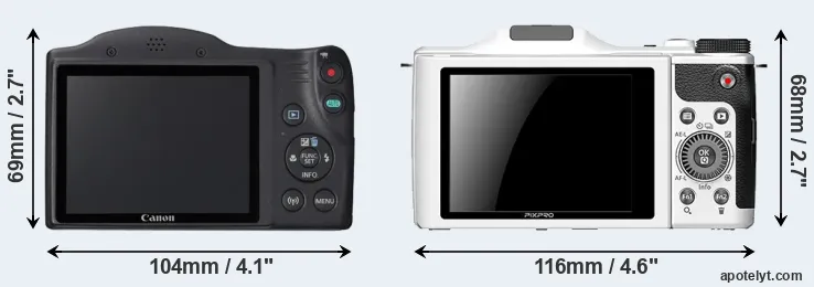 Comparison SX420 or S-1 rear