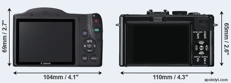 Comparison SX420 or D-LUX 5 rear