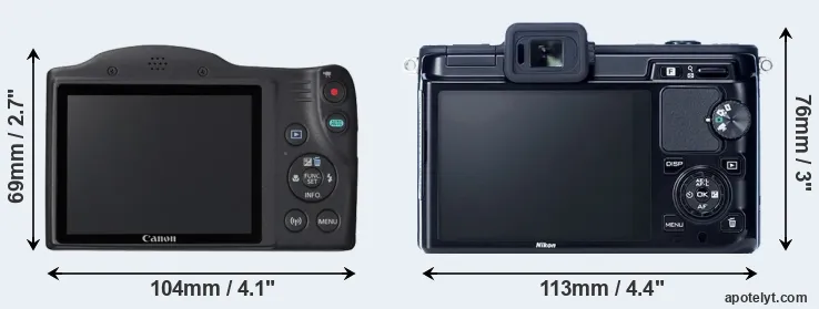 Comparison SX420 or V1 rear