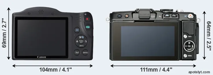 Comparison SX420 or E-PL5 rear