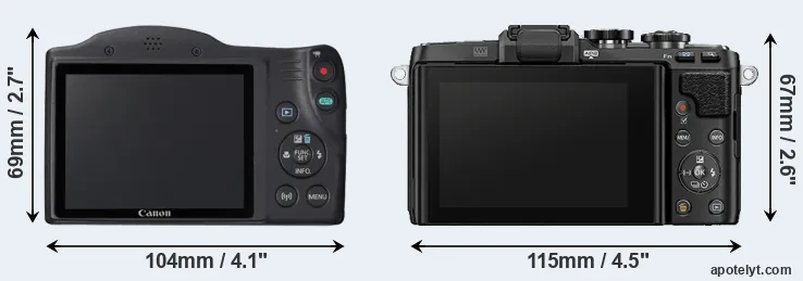 Comparison SX420 or E-PL7 rear