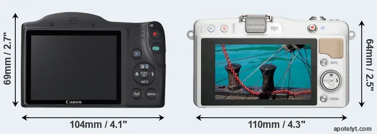 Comparison SX420 or E-PM2 rear