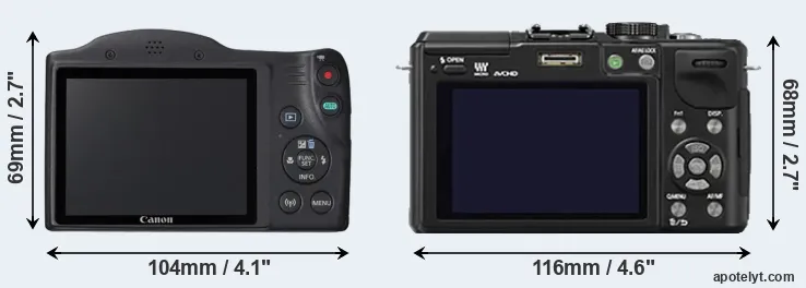 Comparison SX420 or GX1 rear