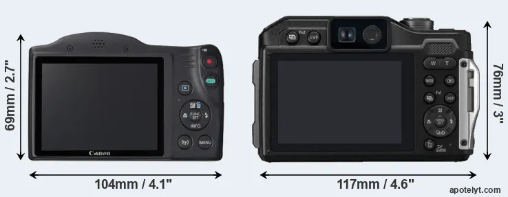 Comparison SX420 or TS7 rear