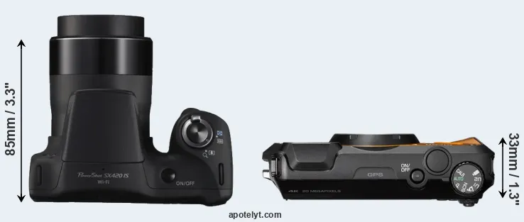 Compare SX420 versus WG-6 top