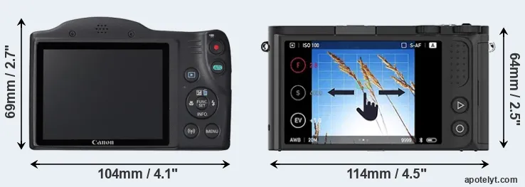 Comparison SX420 or M1 rear