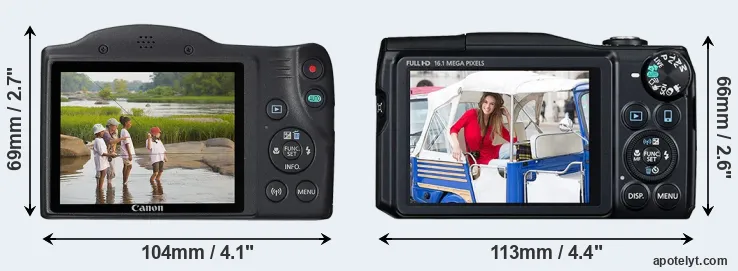 Comparison SX430 or SX700 rear