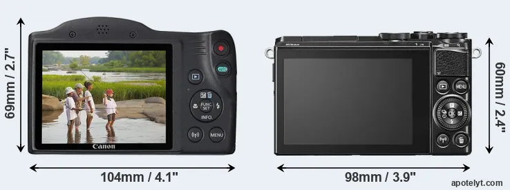 Comparison SX430 or J5 rear