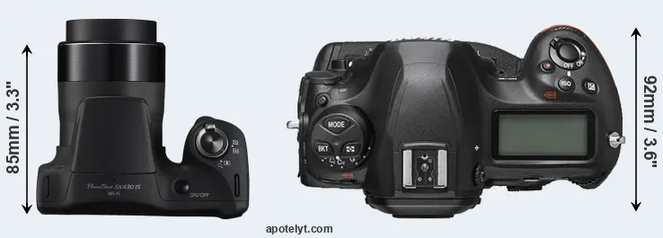 Compare SX430 versus D6 top