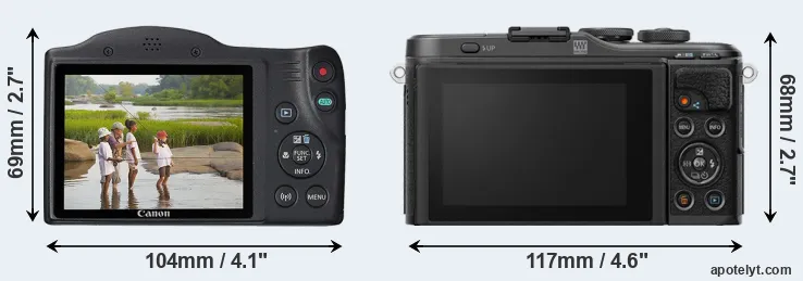 Comparison SX430 or E-PL10 rear