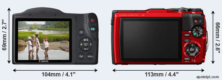 Comparison SX430 or TG-6 rear