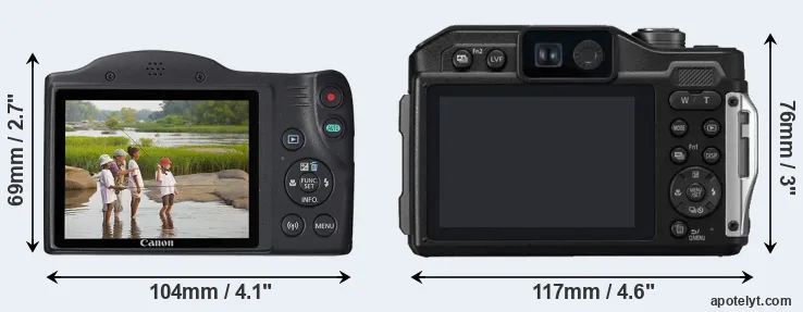 Comparison SX430 or FT7 rear
