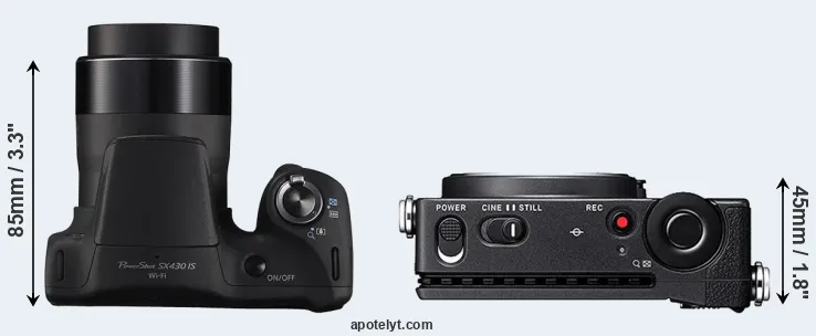 Compare SX430 versus fp top