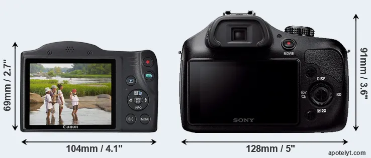 Comparison SX430 or A3000 rear